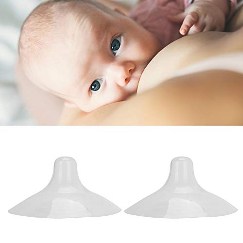 2 Stück Silikon Nippelschild Silikon Fütterung Nippel Schild Nippelschutz Baby Fütterung Stillen Nippel Schild von ZJchao