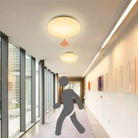 12W led Deckenleuchte mit Bewegungsmelder Badleuchte Decke Sensor Bad Badlampe - Weiß - Tolletour von TOLLETOUR