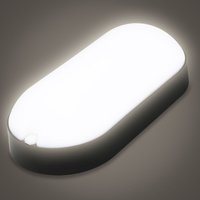 TolleTour LED Feuchtraumleuchte Deckenleuchten Ovalleuchte 15W Badlampe Wannenleuchte Nassraum IP54 von TOLLETOUR