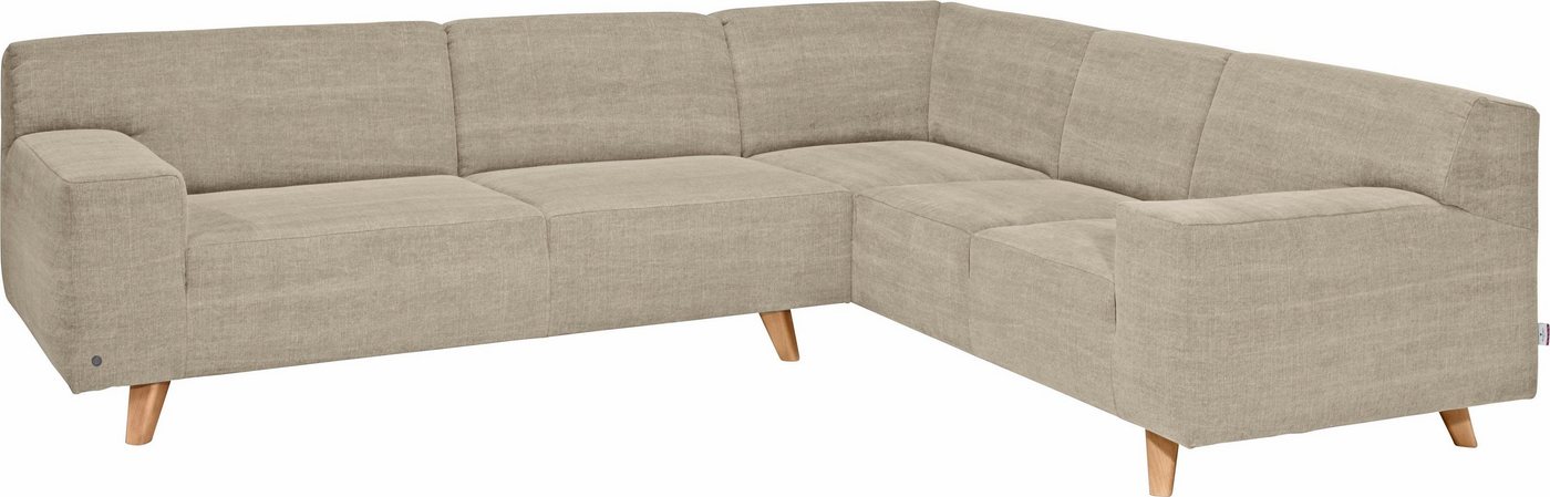 TOM TAILOR HOME Ecksofa NORDIC PURE, im Retrolook, Füße Buche natur von TOM TAILOR HOME