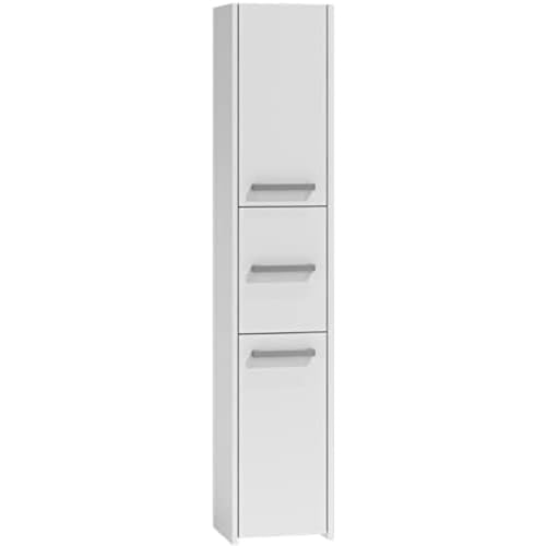 Topeshop S33 BIEL Bathroom Storage Cabinet White von TOP E SHOP