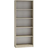 Cdf Bücherregal R60 Farbe: Eiche Sonoma Breite: 60 Zentimeter Für Wohnzimmer, Büro und Arbeitszimmer Regal für Bücher und Spielzeug Ideal für von TOPESHOP