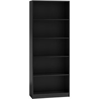 Cdf Bücherregal R60 Farbe: Schwarz Breite: 60 Zentimeter Für Wohnzimmer, Büro und Arbeitszimmer Regal für Bücher und Spielzeug Ideal für von TOPESHOP