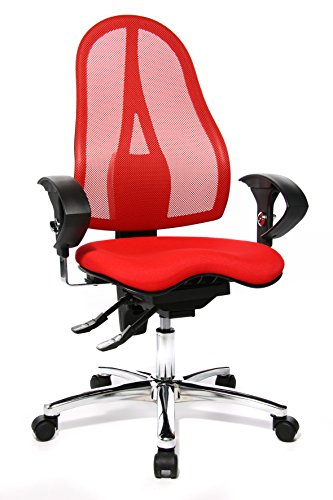 Topstar Bürostuhl Sitness 15 inkl. höhenverstellbare Armlehnen rot von TOPSTAR