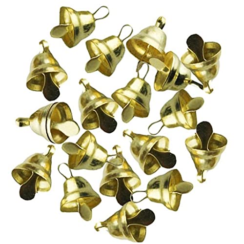 20 Stücke Mini Gold Jingle Glocken Ornamente Dekorationen Für Zuhause Weihnachten Weihnachtsbaum Dekorative Handwerk von TOSSPER
