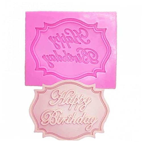 Alles Zum Geburtstag Brief Form Silikonform Kuchen Baby Dusche Dekoration Stamm Fondant Cupcake Backform von TOSSPER