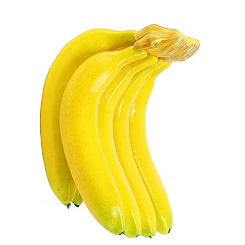 TOSSPER 3 Stück Künstliche Banane Ornament Gefälschte Früchte Cognitive Lehrmittel Prop Kunststoff Display Lebensmittel Dekor Für Store Shop von TOSSPER