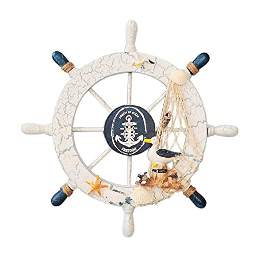 TOSSPER Schiffs-Rad-Schiff Nautical Strand Holzschiff Lenkrad Für Wand-dekor Ornament von TOSSPER