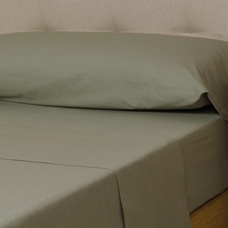 TRAMAS+ Bettwäsche-Set für Einzelbett, 90 x 200 cm, 100% Baumwolle, Bettwäsche, Bettlaken und 1 Kissenbezug, Zertifiziert nach Oeko-TEX Standard 100 – Salbeigrün TRAMAS+ Bettwäsche-Set für Einzelbett, 90 x 200 cm, 100% Baumwolle, Bettwäsche, Bettlaken und 1 Kissenbezug, Zertifiziert nach Oeko-TEX Standard 100 – Salbeigrün von TRAMAS+