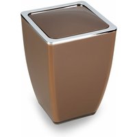 Kosmetikeimer Cube 5l cappuccino Mülleimer Schwingdeckeleimer Badeimer - Trendline von TRENDLINE