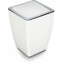 Kosmetikeimer Cube 5l Weiß Mülleimer Schwingdeckeleimer Badmülleimer - Trendline von TRENDLINE