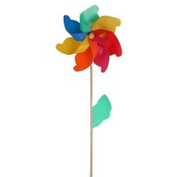 Trendline - Windrad Regenbogen ø ca. 42cm Windspiel Gartenstecker Gartendeko von TRENDLINE