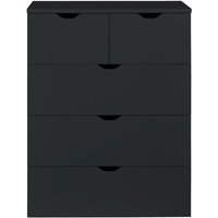 Ebuy24 - Basix Kommode 4 Schubladen schwarz. von EBUY24