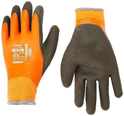 Wonder Grip WG-338 Thermo Plus wasserdichte und kältebeständige Handschuhe, Größe L/09 von Wonder Grip
