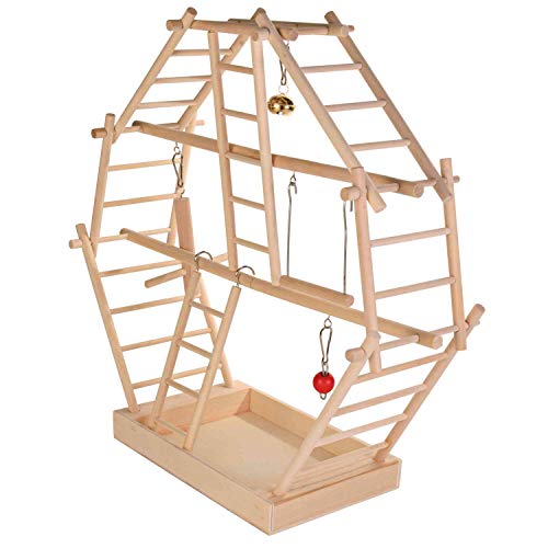 Trixie 5659 Holz-Leiterspielplatz, 44 × 44 × 16 cm von TRIXIE