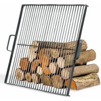 Grillrost aus Rohstahl 58x58 cm für Feuerschale 80 cm und 70x70cm von TRIZERATOP