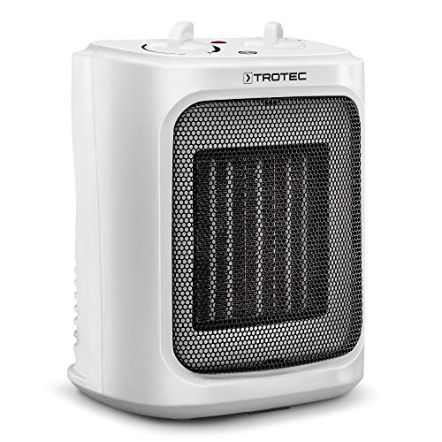 TROTEC Keramik Heizlüfter TFC 16 E – Heizleistung 1200 W / 2000 W – Elektroheizung mit Thermostat, Raumgröße 24 m² bis 60 m³ von TROTEC