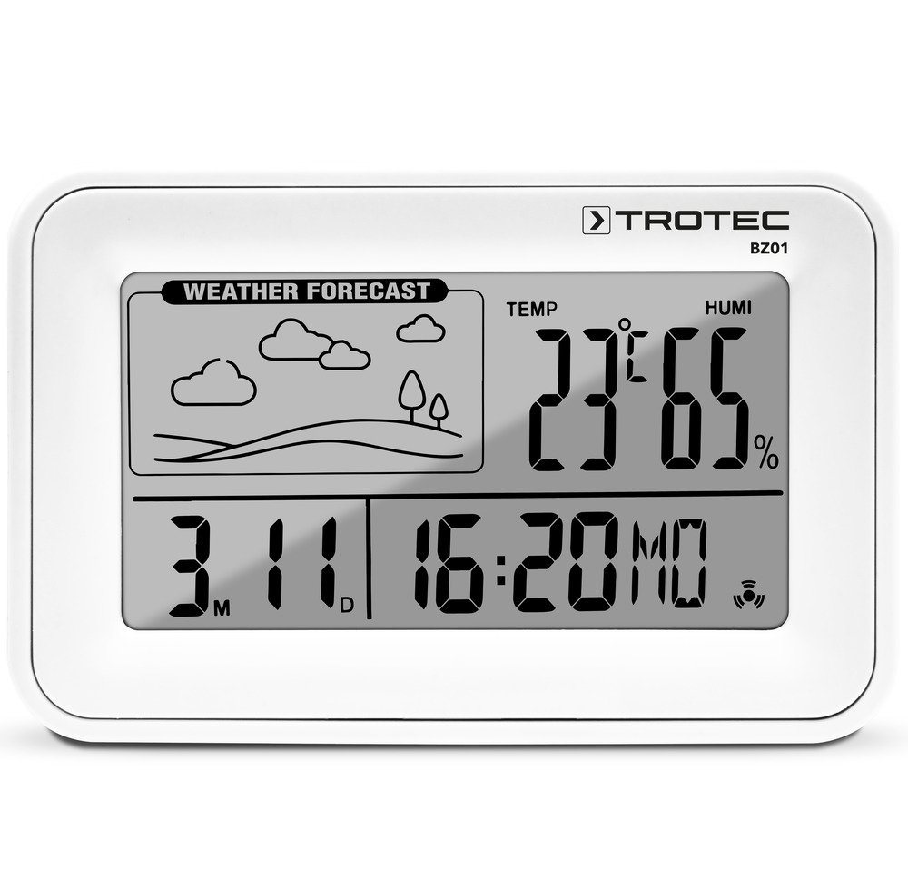 TROTEC Wecker Digital mit Wetterstation BZ01 von TROTEC