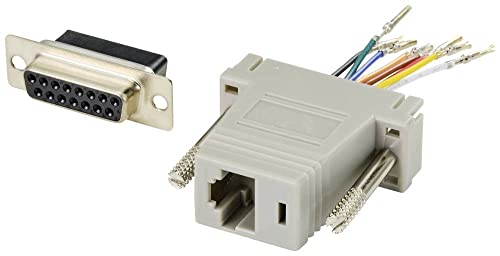 TRU COMPONENTS D-SUB Adapter D-SUB-Buchse 15pol. - RJ45-Buchse 1St. von TRU Components