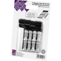 TRU COMPONENTS TC-6936316 F-Stecker mit Knickschutztülle Anschlüsse: F-Stecker Kabel-Durchmesser: von TRU Components