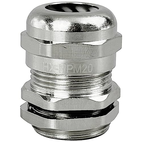 TRU COMPONENTS TC-10302832 Kabelverschraubung M20 Messing (vernickelt) Metall 1St. von TRU Components