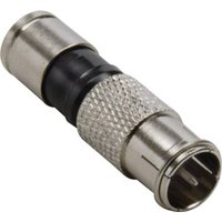 TRU Components 1582453 F-Stecker Kompression Anschlüsse: F-Stecker Kabel-Durchmesser: 7.4mm von TRU Components