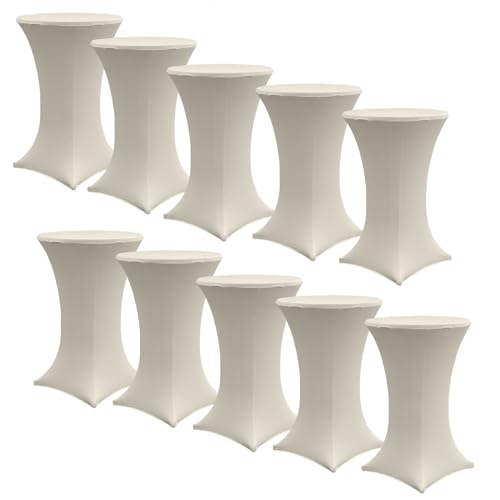 TRUTZHOLM 10x Stehtischhusse Stretch 70 cm beige Tischdecke Husse Bistrotisch Partytisch TRUTZHOLM 10x Stehtischhusse Stretch 70 cm beige Tischdecke Husse Bistrotisch Partytisch von TRUTZHOLM