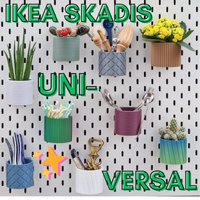 Organisation Leicht Gemacht Aufbewahrungstopf Für Ikea-Skadis-Bretter von TSFamilyShop