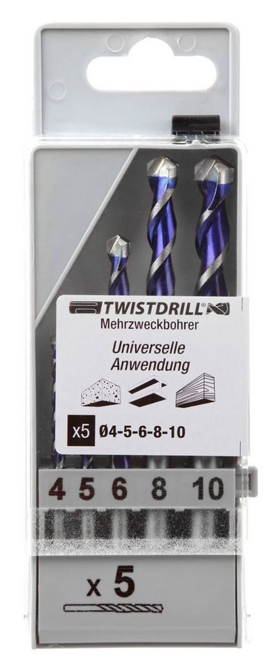 TWISTDRILL Bohrersatz Mehrzweckbohrer Set 5-Teilig von TWISTDRILL