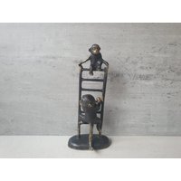Antiker Affe Bronze, Vintage Figur, Wohndekor, Geschenk von TaksuGalleryUbud