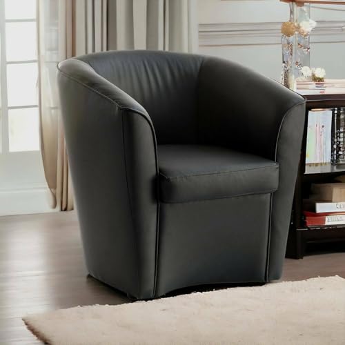 Talamo Italia - Annaluna-Sessel, Wohnzimmersessel, 100 % Made in Italy, Relaxsessel aus Öko-Leder, 70 x 60 x 74 cm, Schwarz Talamo Italia - Annaluna-Sessel, Wohnzimmersessel, 100 % Made in Italy, Relaxsessel aus Öko-Leder, 70 x 60 x 74 cm, Schwarz von Talamo Italia