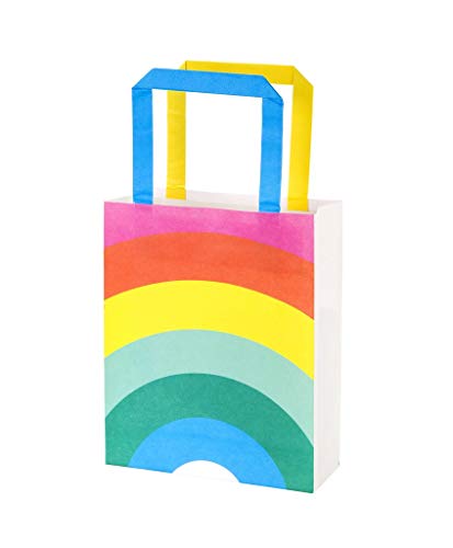 Talking Tables RAIN-TREATBAG Fill with Party Favours and Cake Regenbogen-Leckerli-Beutel, 8er-Pack, Papier, Rbtreatbags von Talking Tables