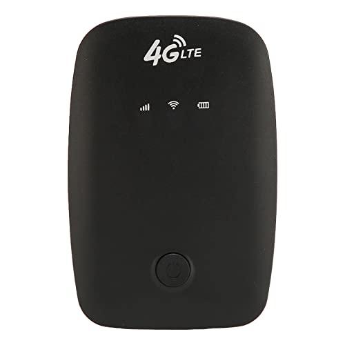 Mobiler 4G LTE WLAN Hotspot, 150 Mbit/s, 2100 MAh Akku, Tragbarer Pocket WLAN Router mit SIM Kartensteckplatz, Bis zu 10 Benutzer, für Geschäftsreisende Im Auto von Tangxi