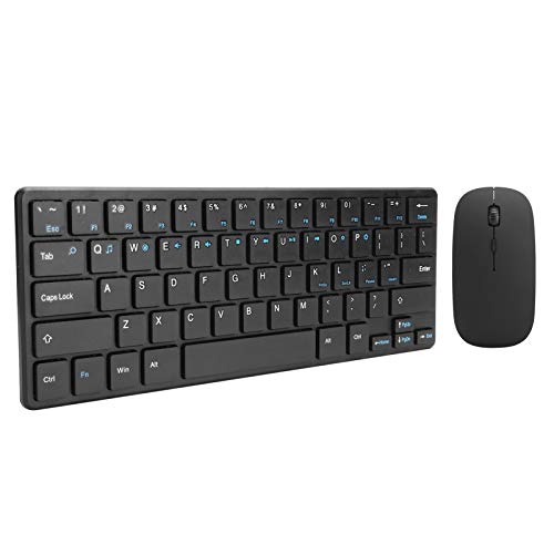 Wireless Keyboard Mouse Combos 2.4G USB Wireless Receiver Schlankes Tastatur- und Mausset für Windows, Computer, Desktop, PC, Notebook, Laptop von Tangxi