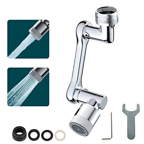 Spritzfilter Hahn,Taozoey 1080 Grad Schwenkbarer Wasserhahn-Strahlregler,Spritzfilter Hahn Schaum,Splash Filter Faucet Sprayer,Universal Spritzfilter Hahn,Netzfilte Filter Faucet von Taozoey