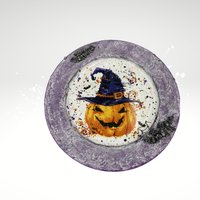 Jack O Laternen Dekor, Gruselige Niedliche Dekorative Teller Zur Präsentation, Halloween Dekor Für Küche, Geschenke Sie, Kürbis von TapsikDesign