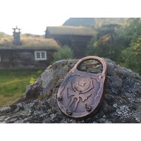 Norweger Wandhaken Eisen Schlüsselhaken Hänger Kleiner Metall Wandaufhänger Bauernhaus Küche Norwegen Souvenir von TasteVintage