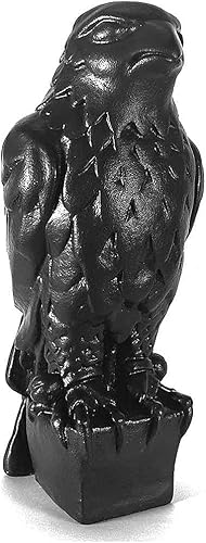 Tbkoly Tierstatue Figur Home Office Dekoration Ornamente, 1941 The Malteser Falcon Movie Prop R, handgefertigte Harzskulptur, personalisierte Figur für Büro, Bücherregal, Schreibtisch-Dekor, 15 cm von Tbkoly