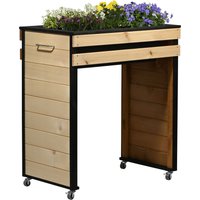 Tchibo - Hochbeet - 47x77x88cm - schwarz - Kiefernholz Tchibo - Hochbeet - 47x77x88cm - schwarz - Kiefernholz von Tchibo
