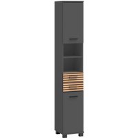 Tchibo - Hochschrank schmal »Katta« - 30,5x32,5x181cm - anthrazit - Holz / Metall / Kunststoff Tchibo - Hochschrank schmal »Katta« - 30,5x32,5x181cm - anthrazit - Holz / Metall / Kunststoff von Tchibo