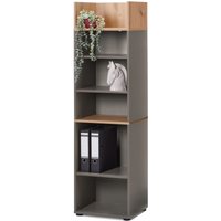 Tchibo - Offener Büroschrank - 45x40x162cm - braun - Holz / Kunststoff Tchibo - Offener Büroschrank - 45x40x162cm - braun - Holz / Kunststoff von Tchibo
