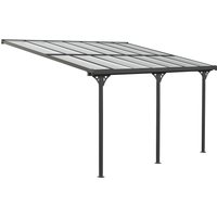 Tchibo - Terrassenüberdachung - 435x300x270cm - anthrazit - Aluminium Tchibo - Terrassenüberdachung - 435x300x270cm - anthrazit - Aluminium von Tchibo