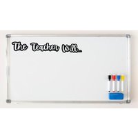 The Teacher Will Learning Target Vinyl Magnete Für Lehrer Klassenzimmer Magnet Whiteboards von TeachTravelRepeat