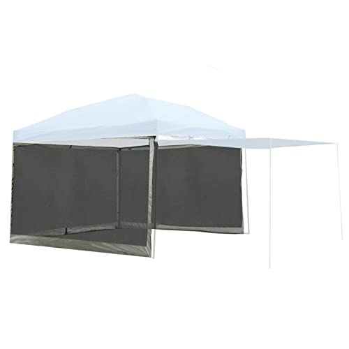 Tebinzi Abgeschirmtes Überdachungszelt, Gazebo Screen Hauszelt für Camping, Geeignet für Outdoor-Camping-Terrassen, Reisepicknick, Sichtschutzwand mit Reißverschluss, faltbares Sonnenschutznetz von Tebinzi