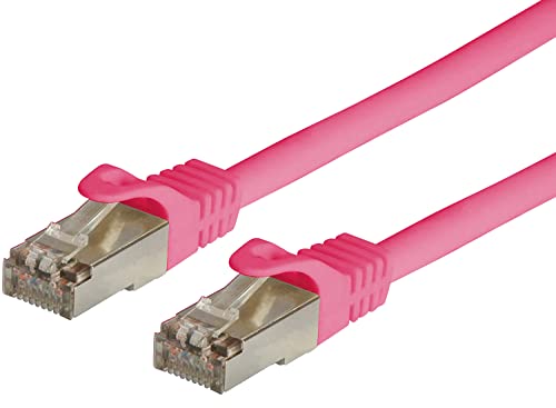 Techly ICOC cca6 F-010-pk F/UTP (FTP) Pink 1 m Cat6 Networking Cable – Networking Cables (1 m, Cat6, F/UTP (FTP), RJ-45, RJ-45, Pink) von Techly