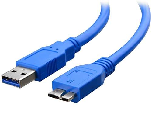 Techly USB 3.0 Cable A M/Mic B M 0,5M Blue von Techly