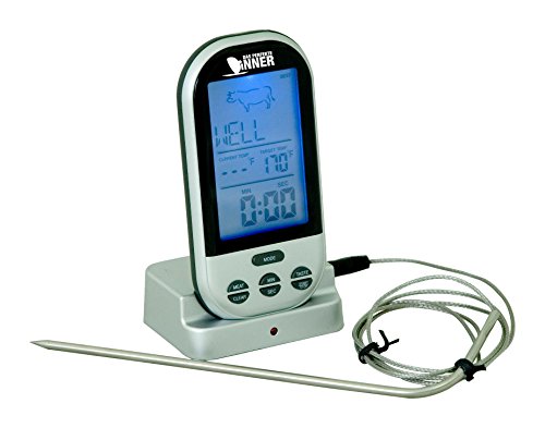 Funk-Bratenthermometer WS 1050 mit Temperaturalarmfunktion von Technoline