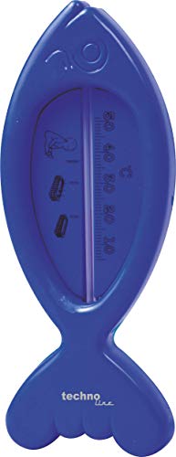 TECHNOLINE WA 1030blau Thermometer, Kunststoff, Blau, 6 x 1,4 x 15 cm von Technoline