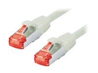 Tecline 71500 Category 6 Ethernet Kabel mit schmalem Knickschutz (0,5 m) grau von Tecline