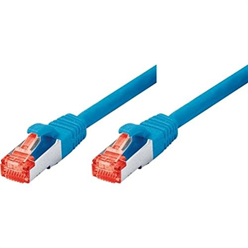 Tecline 71503B Category 6 Ethernet Kabel mit schmalem Knickschutz (3,0 m) blau von Tecline